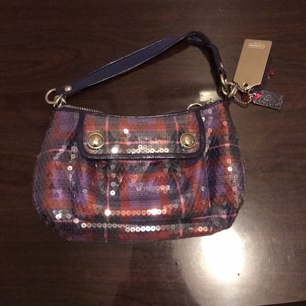 Brand new COACH Sequin purse